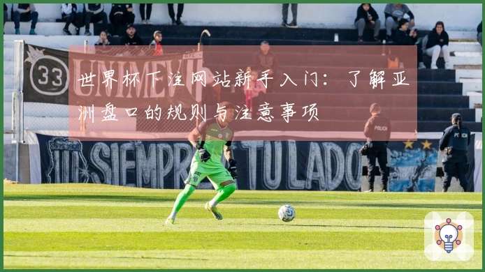世界杯下注网站新手入门：了解亚洲盘口的规则与注意事项