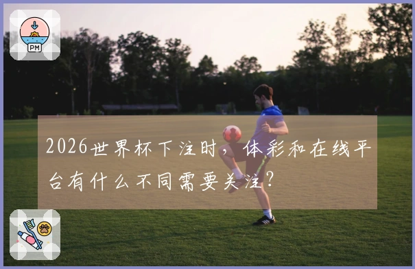 2026世界杯下注时，体彩和在线平台有什么不同需要关注？